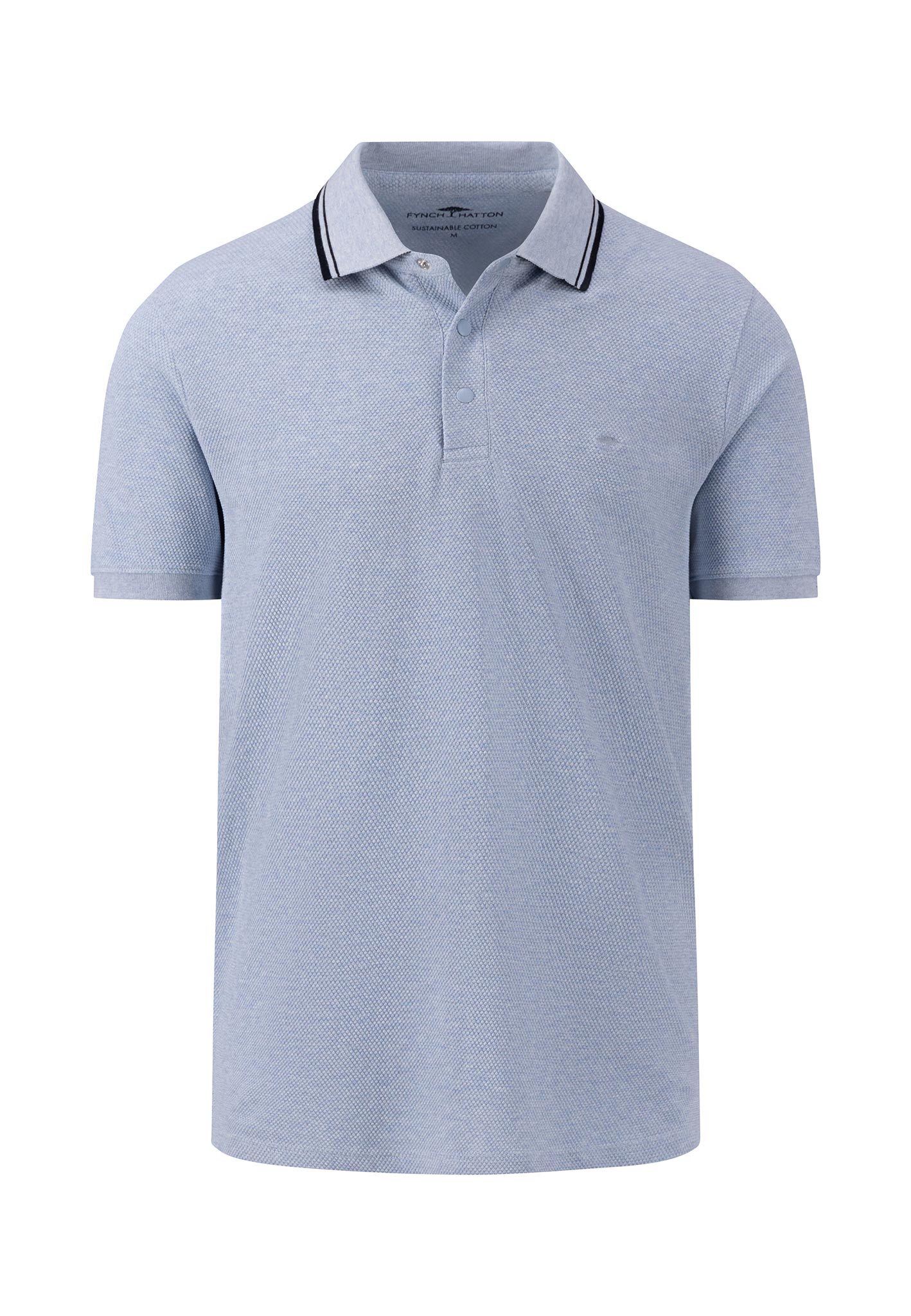 FYNCH-HATTON Poloshirt Polo, Popcorn Structure