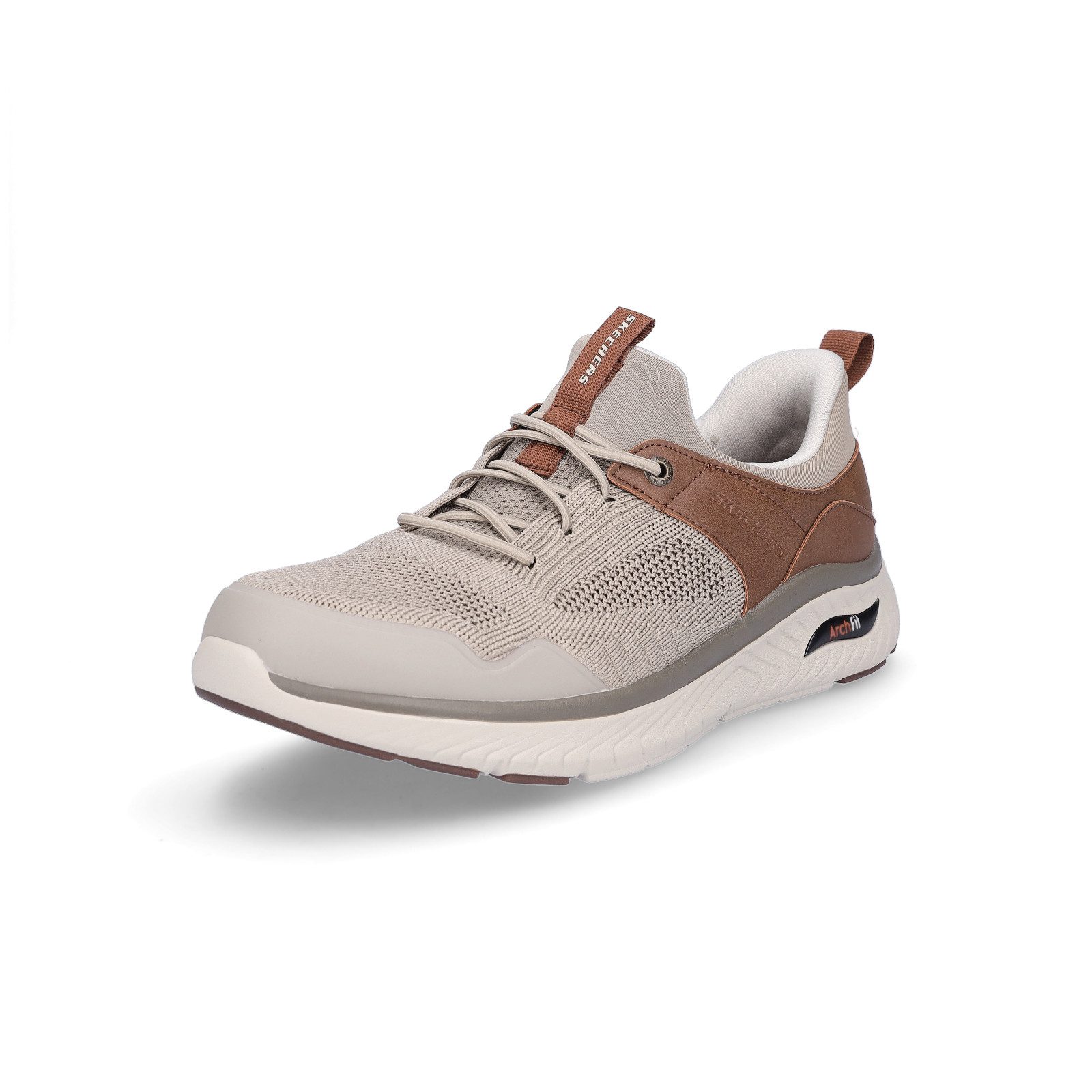 Skechers Skechers Herren Sneaker Arch Fit Crosser Emeric taupe braun Sneake günstig online kaufen