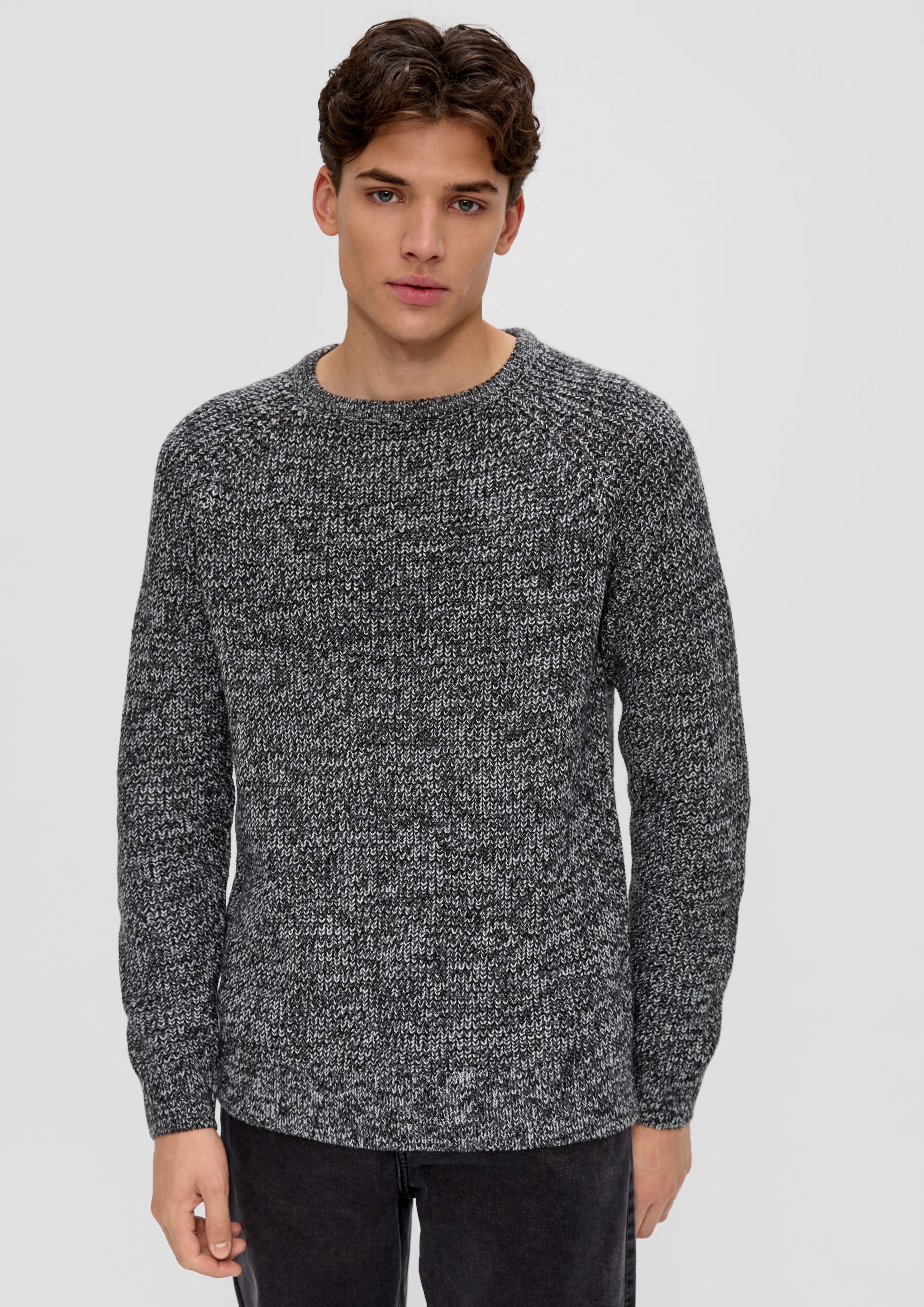 Strickpullover Strickpullover mit Raglanärmeln