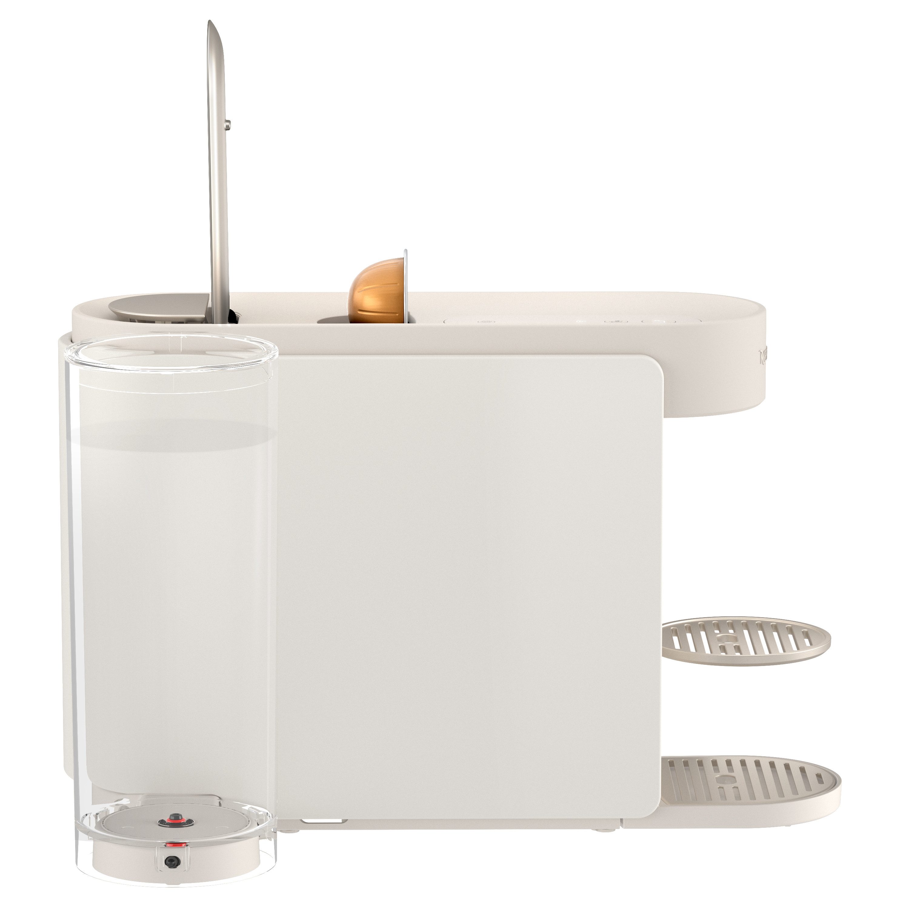 NESPRESSO Kapselmaschine Vertuo Up ENV200.W von DeLonghi, 3 Sekunden Aufheizzeit, One Touch Kaffee Zubereitung, für 5 Tassengrößen, kompaktes Design