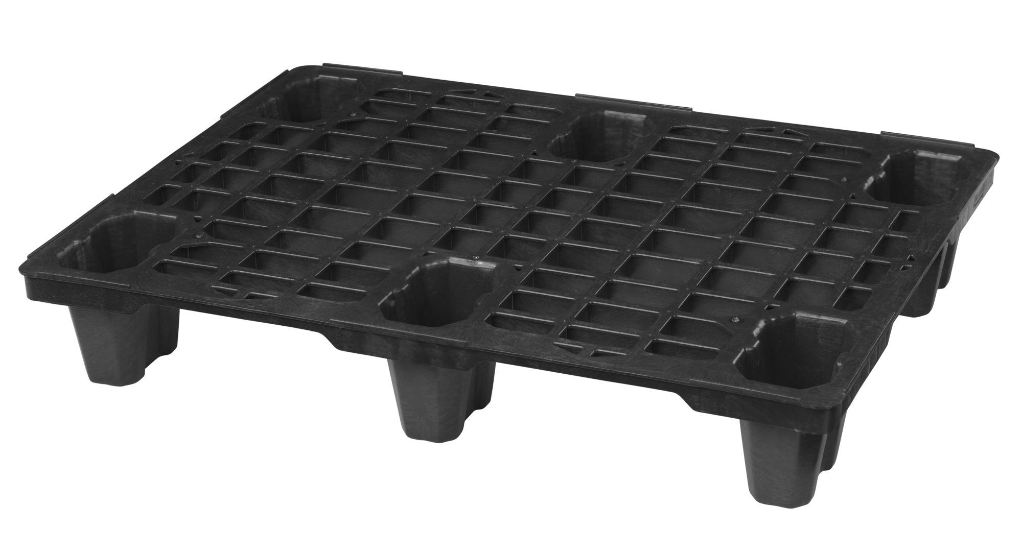 Logiplast Dekopalette Halbpalette 800 x 600 mm - 1/2 Europalettenmaß, (Sparset, 8 Stück)