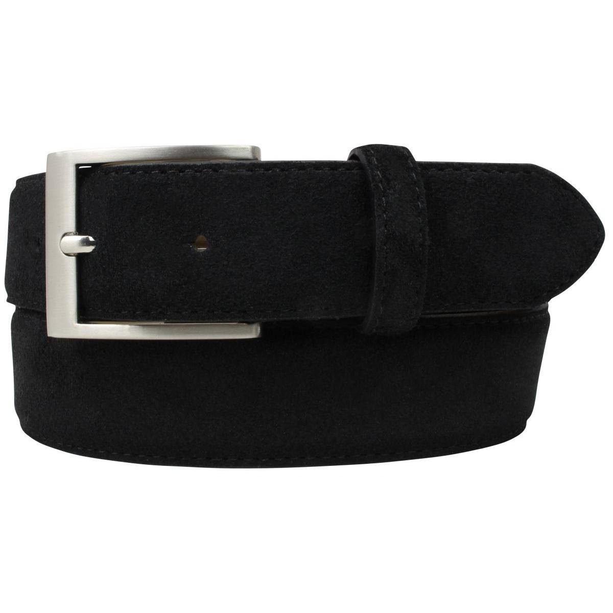 BELTINGER Ledergürtel Gürtel aus Veloursleder 3,5 cm - Weicher Velour-Ledergürtel für Herren (1-St)