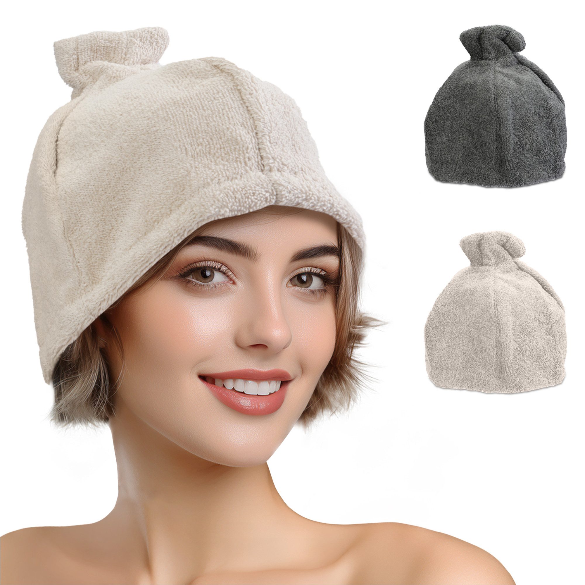 JEMIDI Beanie JEMIDI Saunahut aus Baumwolle günstig online kaufen