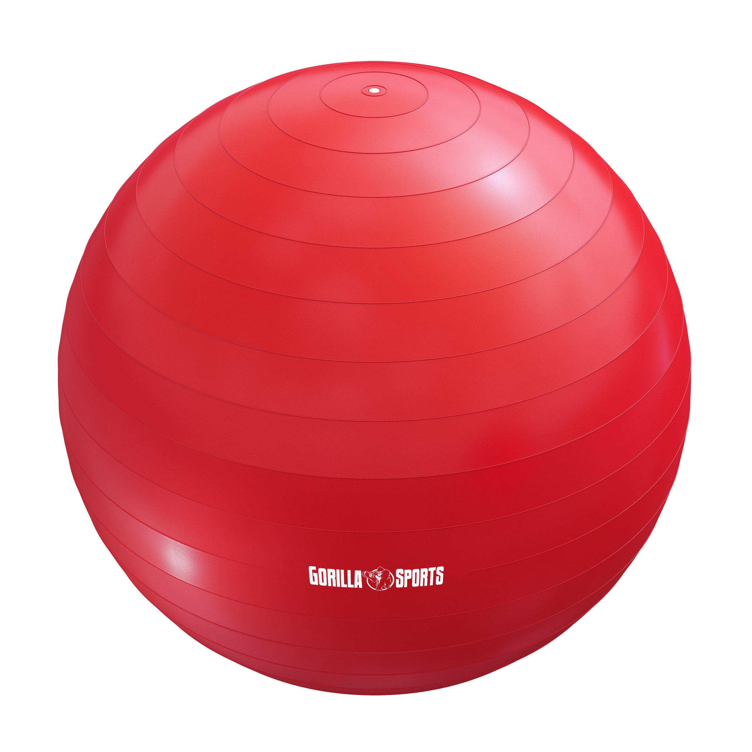 Gymnastikball 55cm/65cm/75cm, bis 500kg Belastbar, Anti-Burst, Farbwahl -Fitnessball