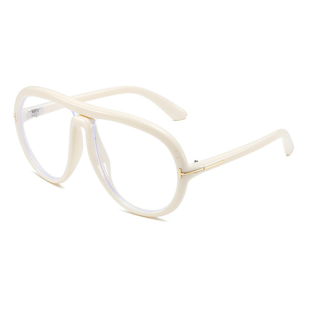 PACIEA Brille Ohne Sehstärke Damen Herren Oversized Anti Blaulicht Mode