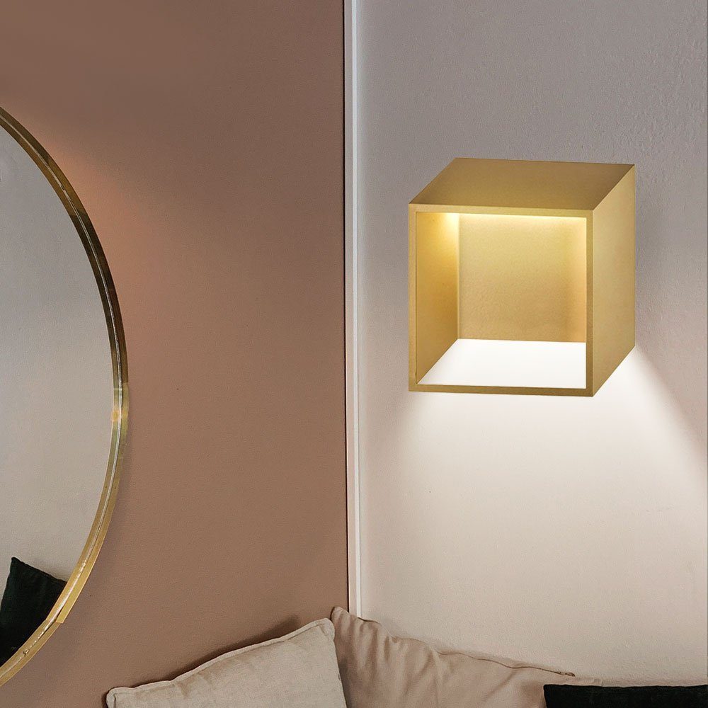 WOFI LED LED Lampe Wand Warmweiß, inklusive, Wandleuchte, Wandlampe Treppenhaus LED Innen Wohnzimmer Modern Leuchtmittel