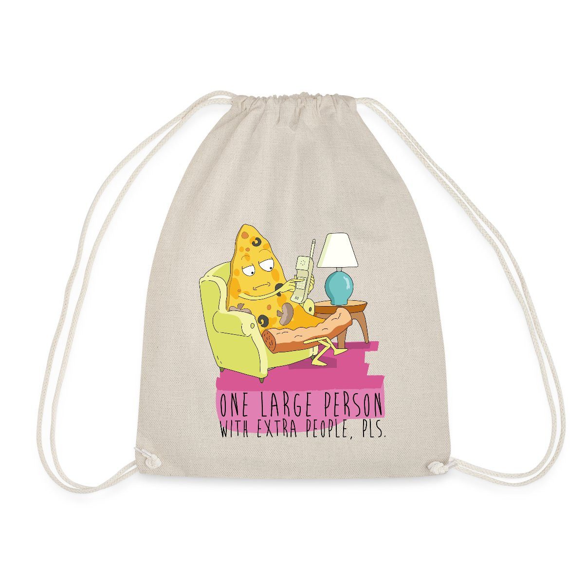 Spreadshirt Turnbeutel Rick and Morty Large Person With People Pls Turnbeutel (1-tlg)