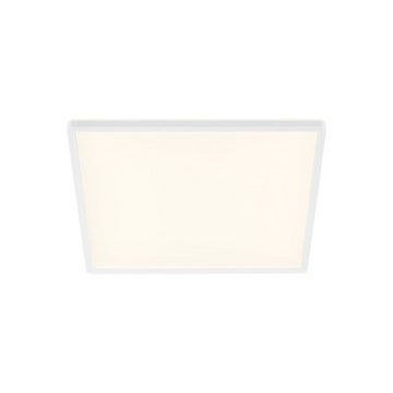 Briloner Leuchten LED Panel 7158-416, ultraflach, indirektes Licht, LED fest verbaut, Neutralweiß, Deckenlampe, 42x42x2,9cm, Weiß, 22W, Wohnzimmer, Schlafzimmer, Küche