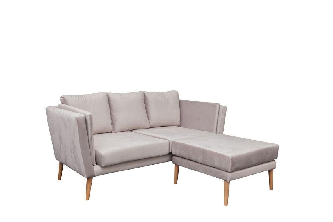 JVmoebel Made Sofa Polster Europe Grau Wohnlandschaft Sitz in Design Sofa, Modernes Couch