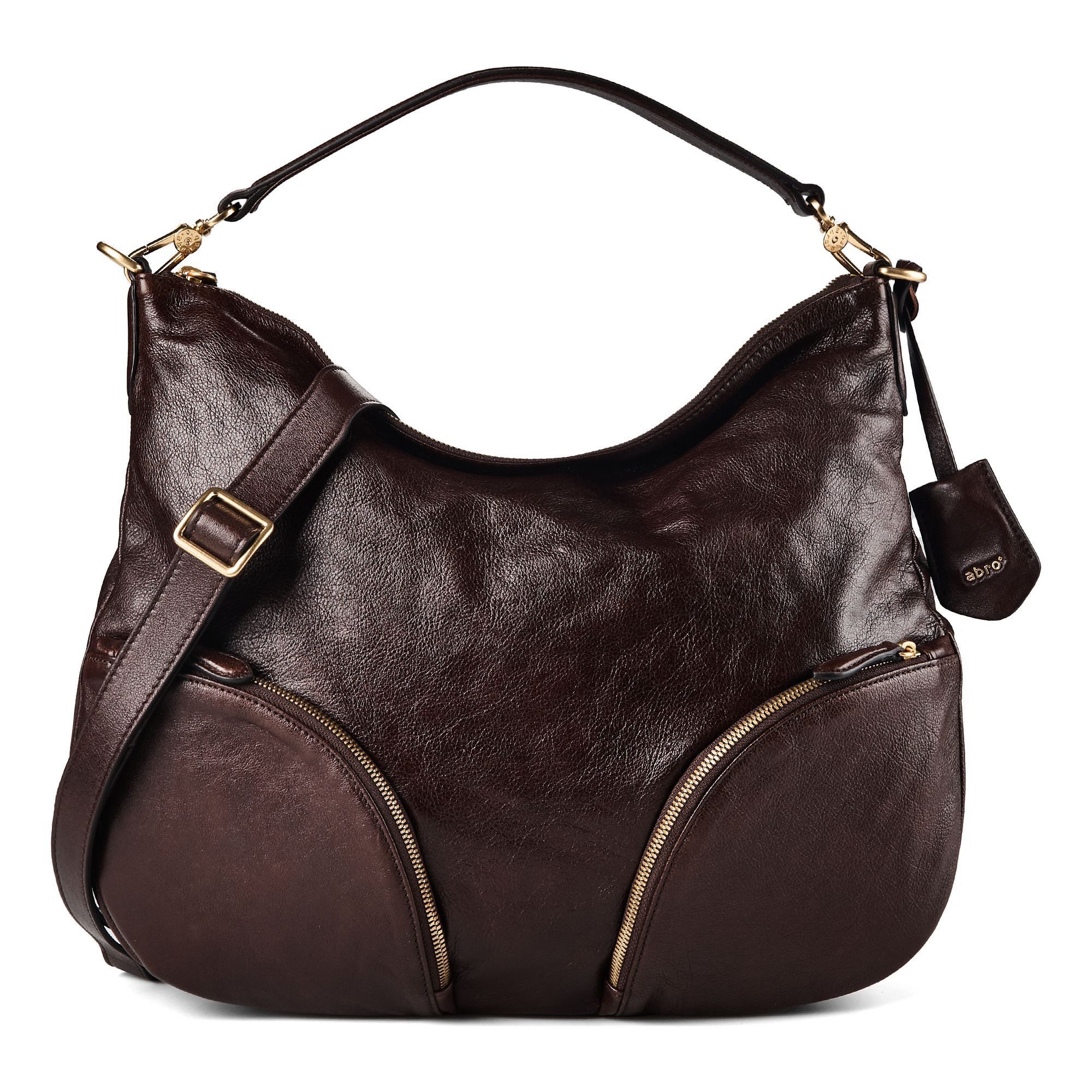 Abro Schultertasche Cargo, Leder