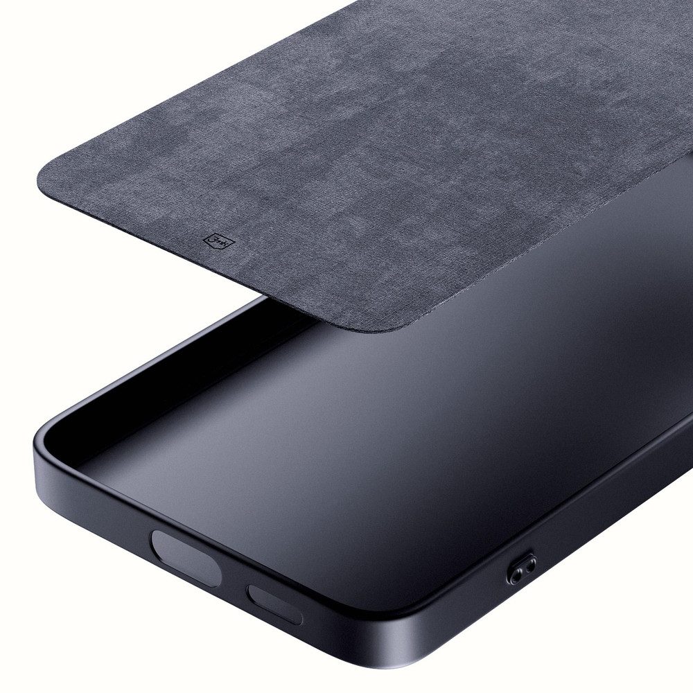 3MK Smartphone-Hülle Handyhülle Schutzcover Backcover, matt, stoßabsorbierend, kratzfest, kabelloses Laden