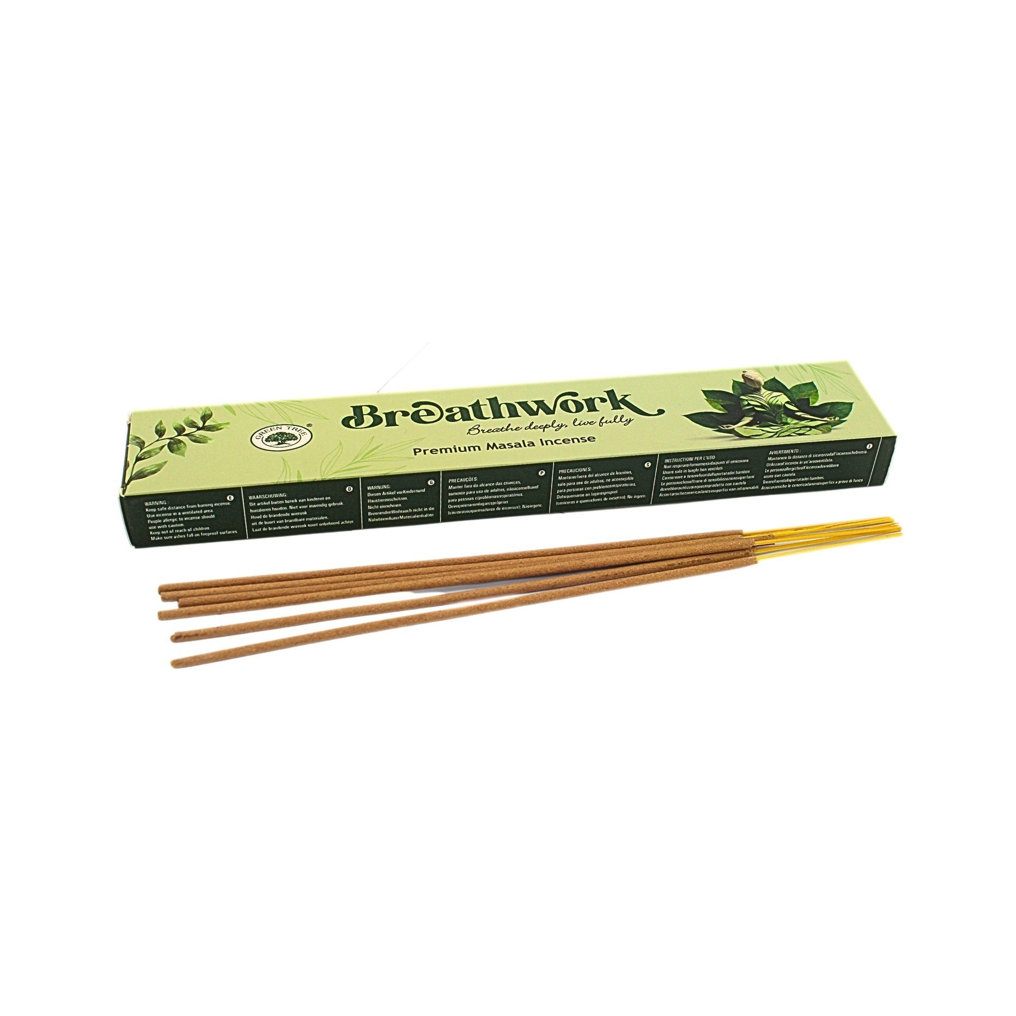 Green Tree Ароматичні палички Green Tree Incense "Breathwork" 15gr.