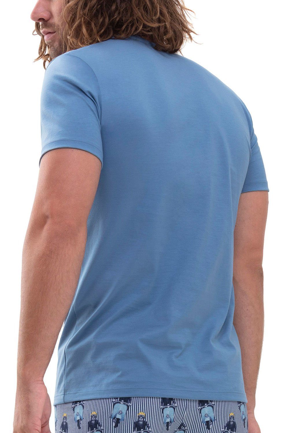 T-Shirt 30022 medium blue Mey T-Shirt