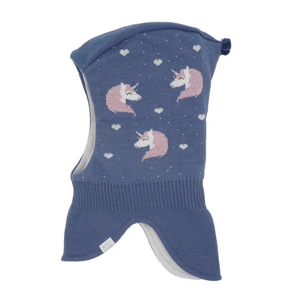 MAXIMO Schlupfmütze MINI GIRL-Schlupfmütze Jacquard Einhorn (1-St)