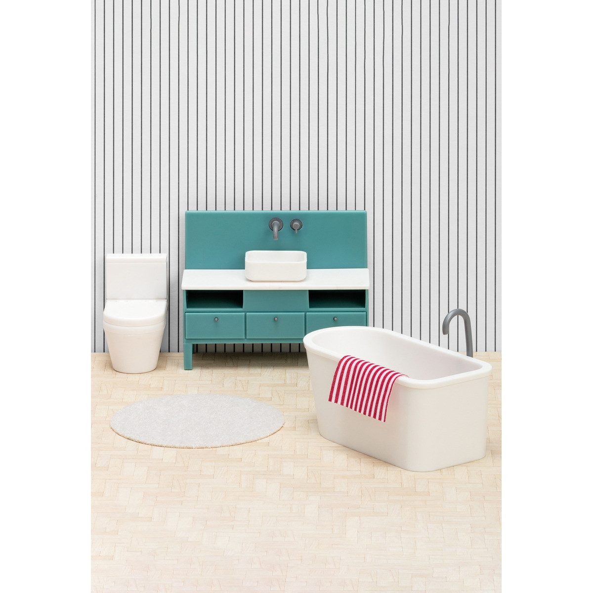 Lundby Puppenhausmöbel Badezimmerset Mädchen günstig online kaufen