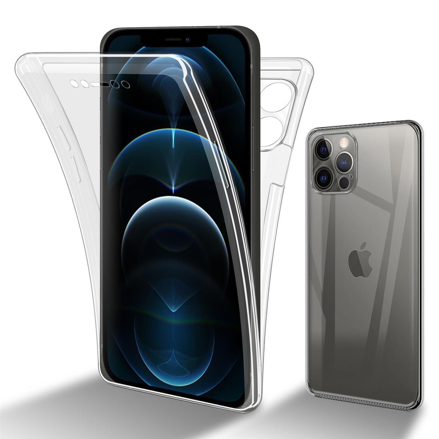 Cadorabo Handyhülle für Apple iPhone 12 Hülle Apple iPhone 12, Flexible Case Handy Schutzhülle - Hülle - Back Cover 360° Grad