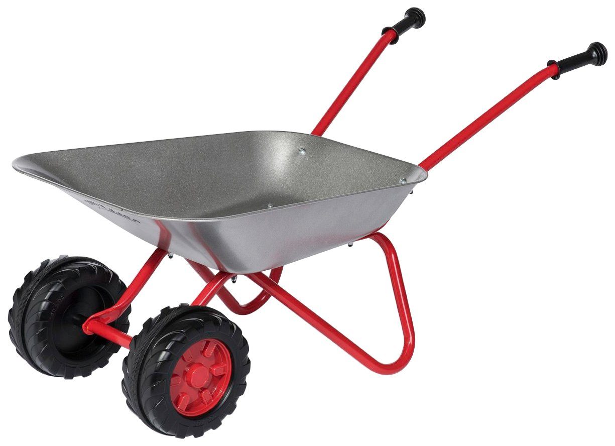 rolly toys® Schubkarre rollyMetallschubkarre, Double Tyre, für Kinder, Made in Europe