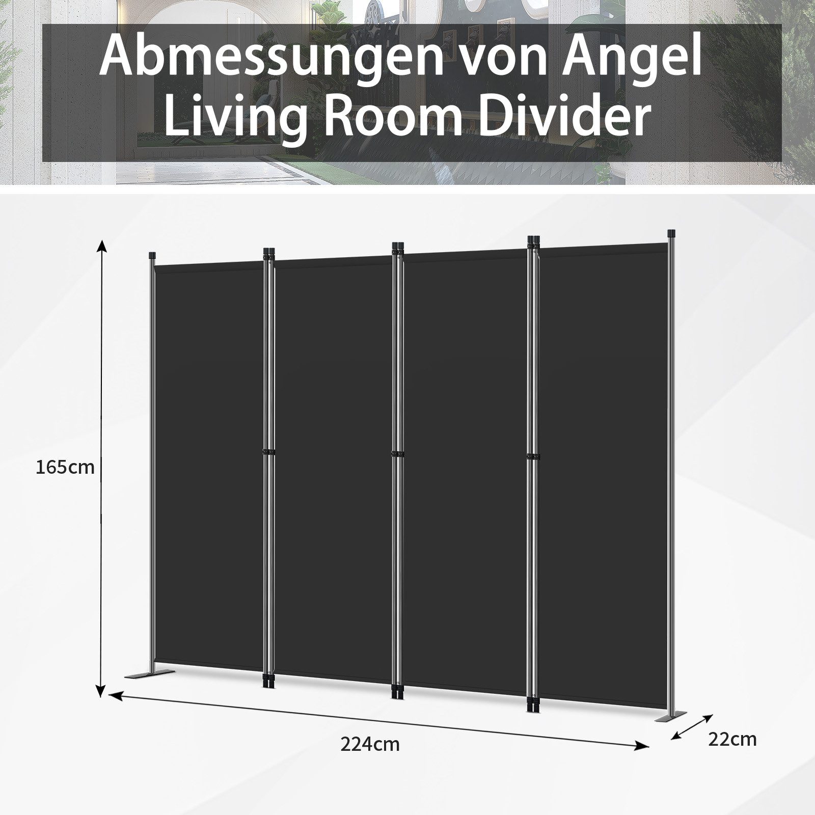 Angel Living Paravent Faltbarer Sichtschutz und günstig online kaufen