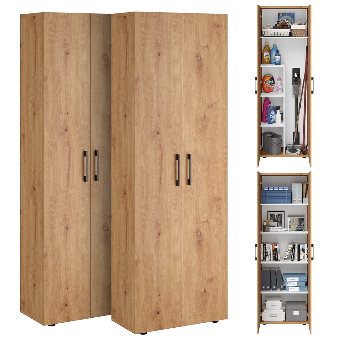 Bellamio Mehrzweckschrank-Set Apol, (Eichenoptik, 2er-Set), Akten- günstig online kaufen