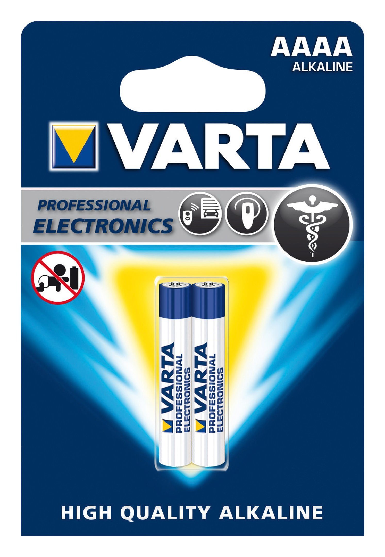 VARTA Batterie, Electronics 2er AAAA