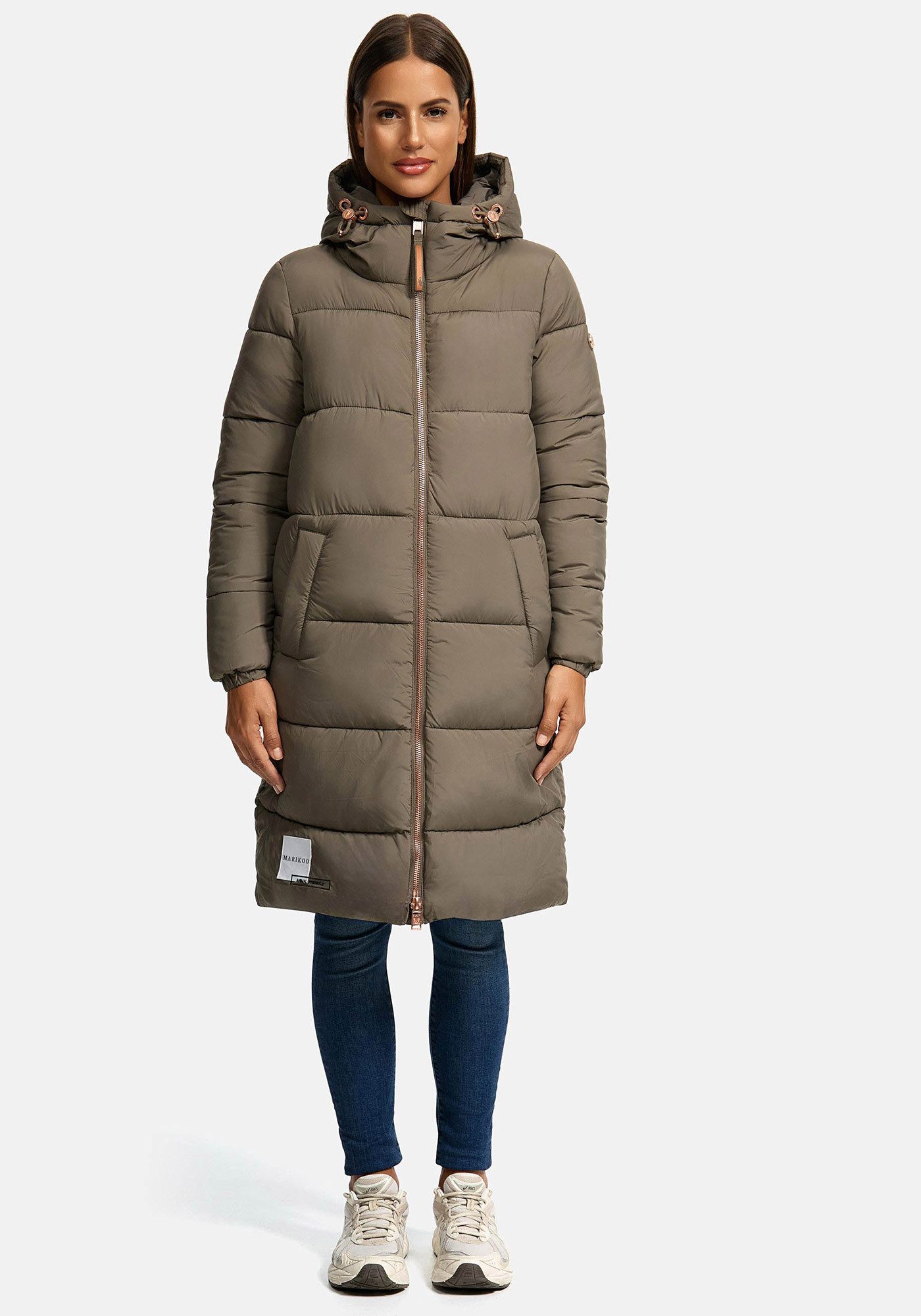 Marikoo Winterjacke Nomadiaa Lange Damen Winterjacke