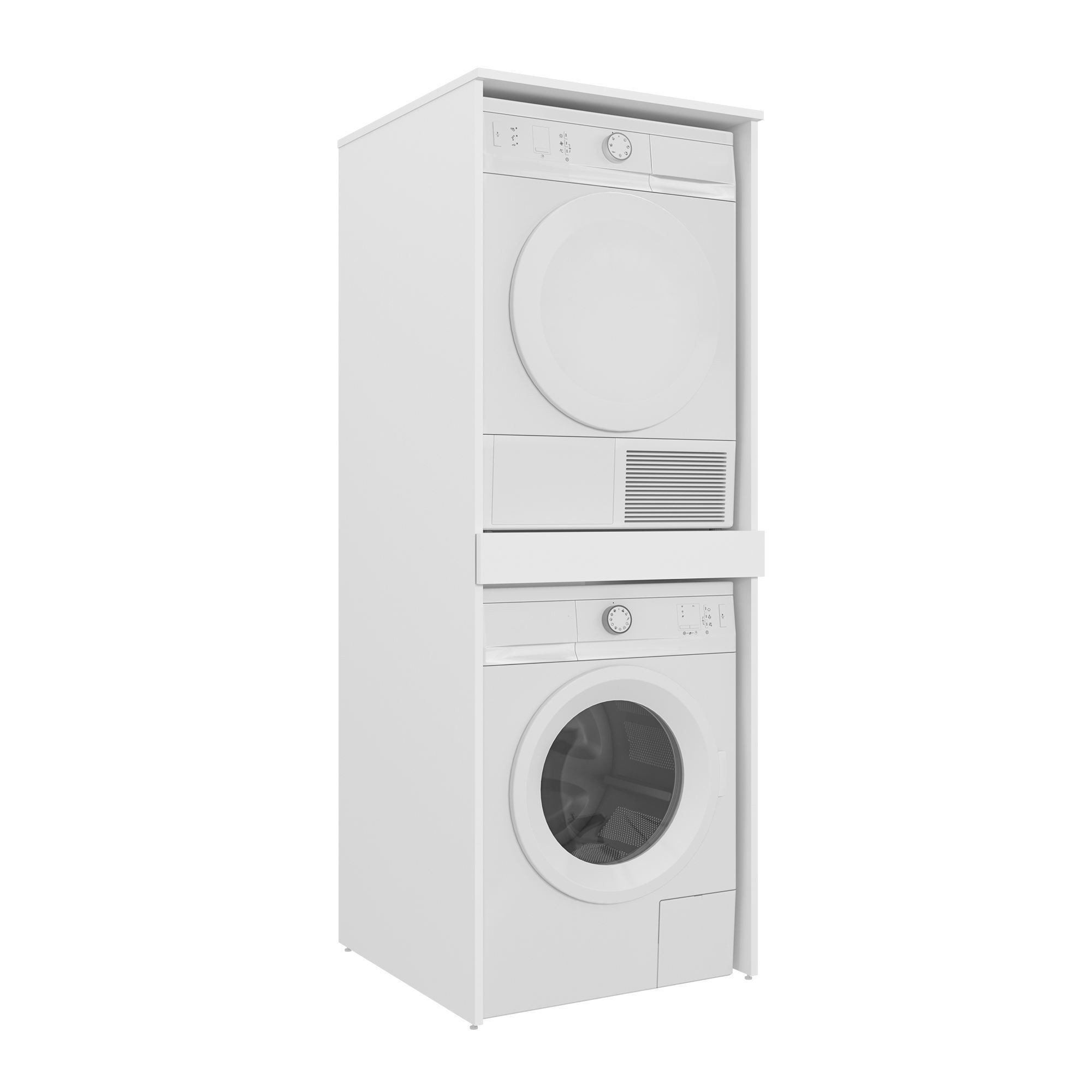 Skye Decor Waschmaschinenunterschrank Linfa 70 (1-St., 1 Cabinet) wandfixierbar, Badmöbel, 70 cm breit