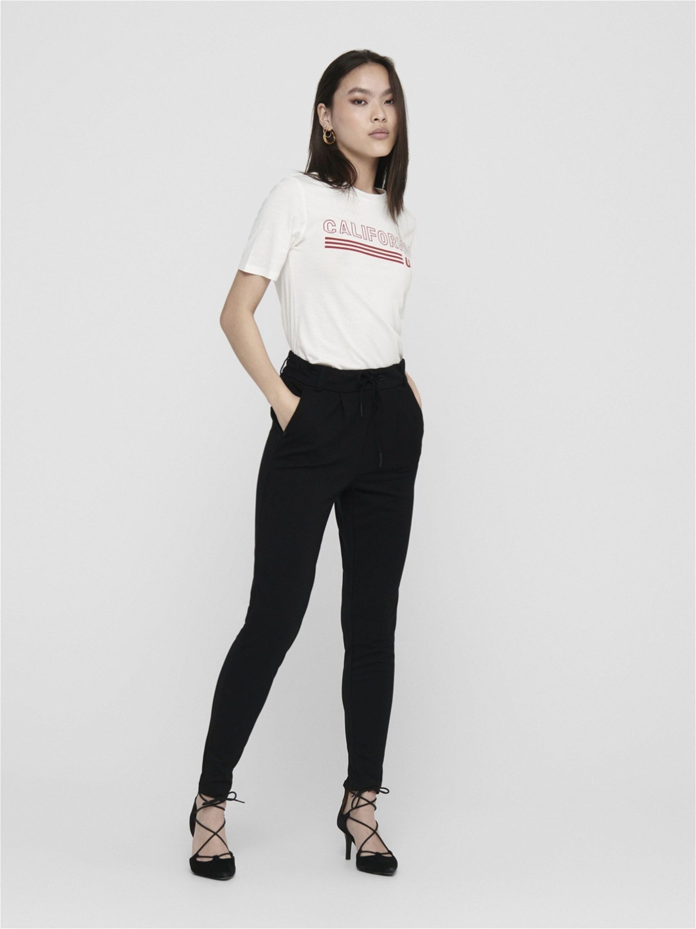 ONLY Bundfaltenhose Poptrash (1-tlg) Falten – Bild 5 von 5