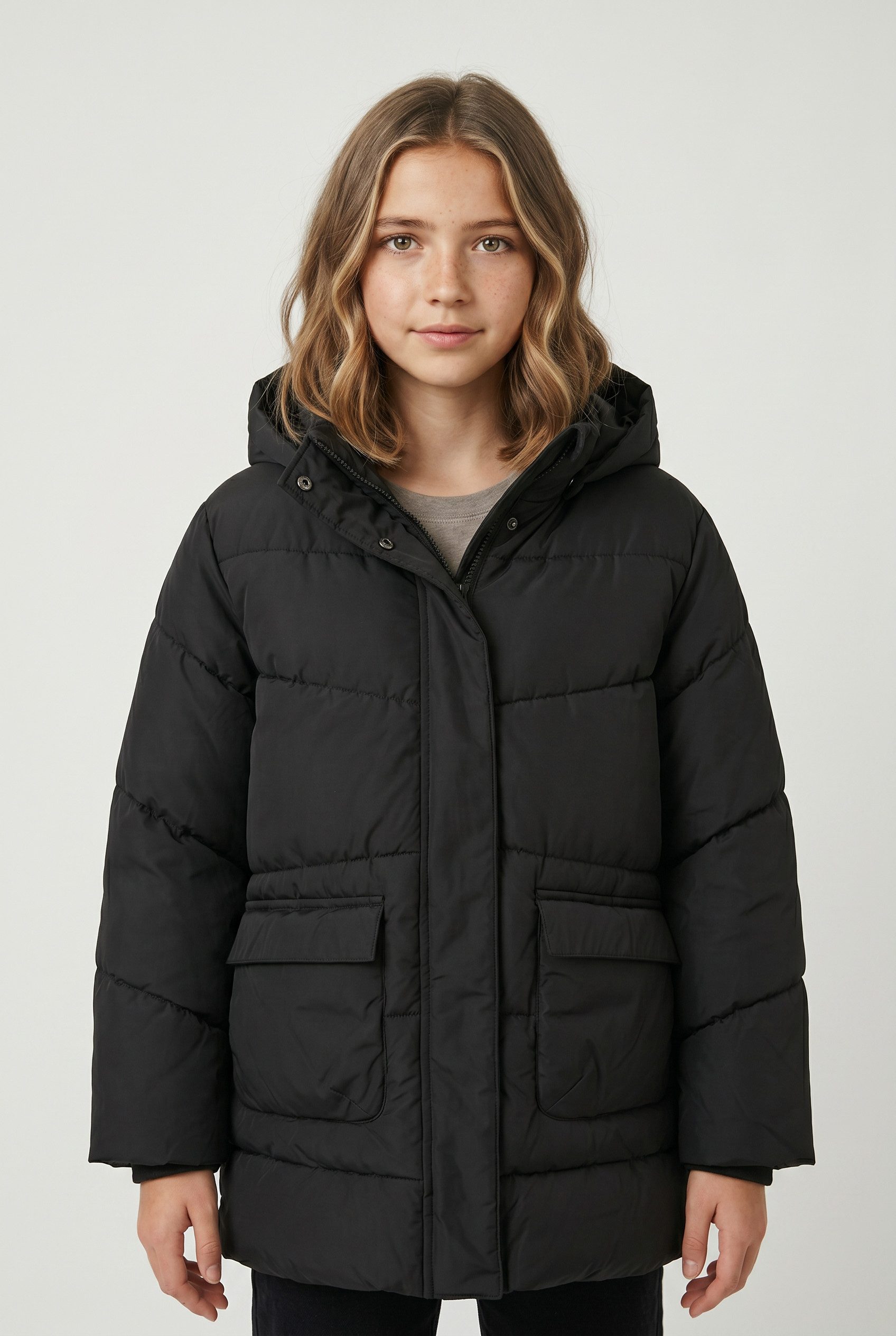 Name It Steppjacke NKFMEDOW03 JACKET LONG FO NOOS