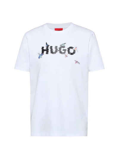 HUGO T-Shirt »Herren T-Shirt - Dulive_U222, Rundhals, Kurzarm,«