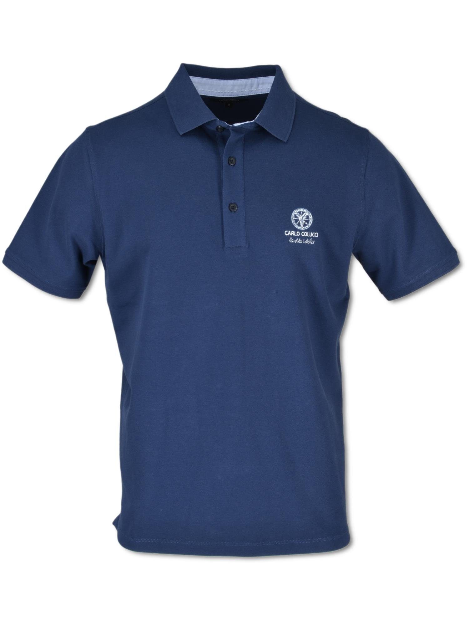 CARLO COLUCCI Poloshirt Capodanno Navy