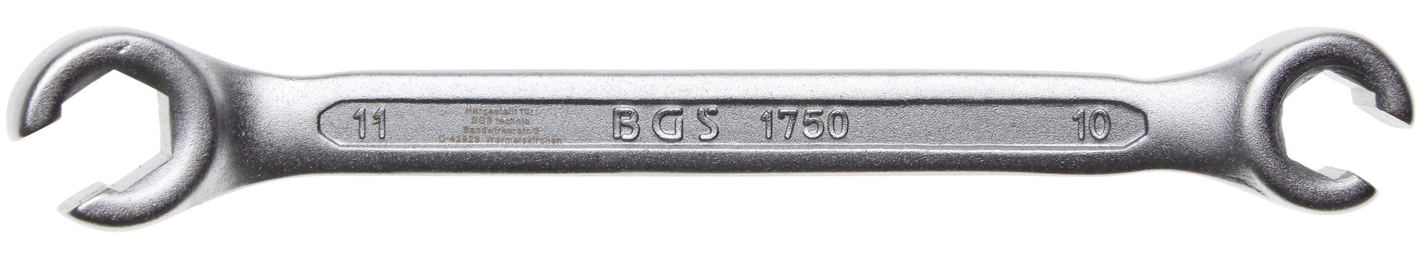 BGS technic Ringschlüssel Offener mm SW Doppel-Ringschlüssel, x 10 11