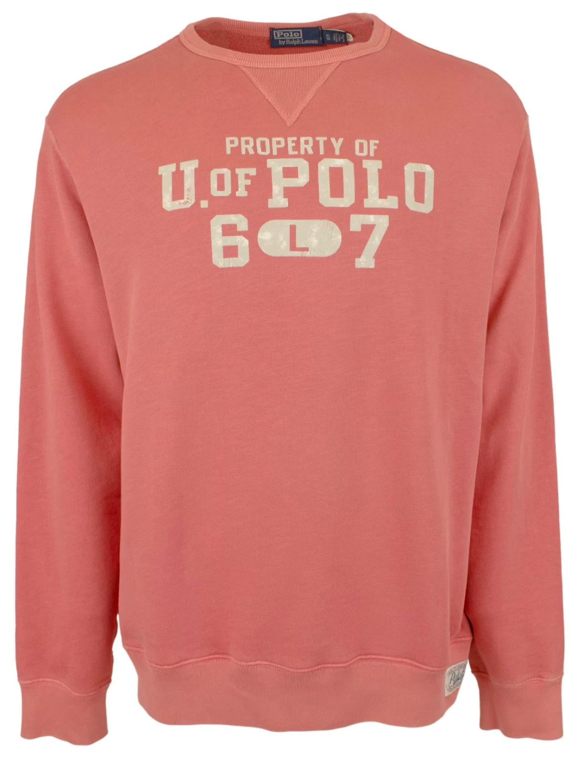 Polo Ralph Lauren Sweatshirt Sweater Retro Vintage College Pulli Pullover Sofortige Authentifizierung über das Ralph Lauren-System möglich