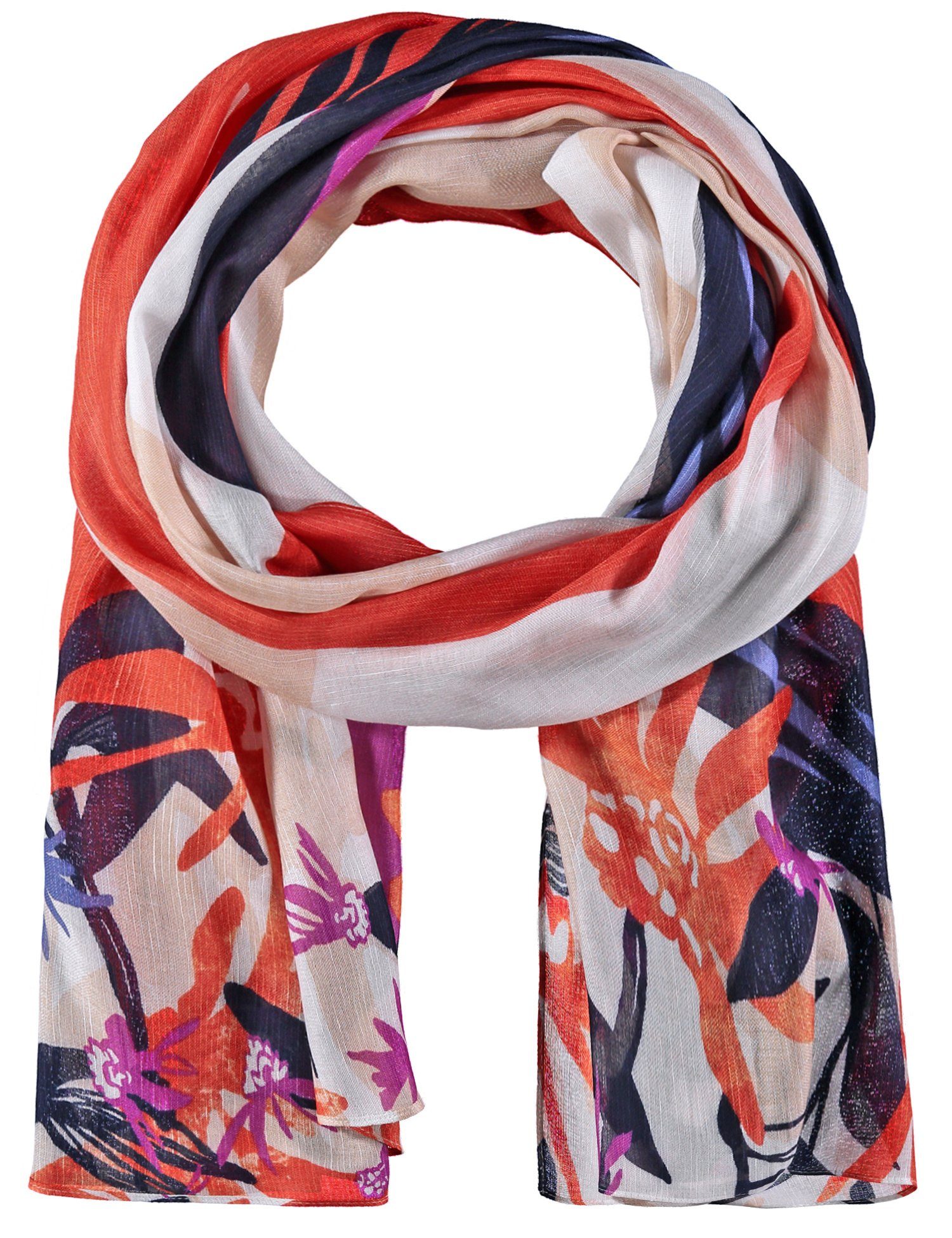GERRY WEBER Modeschal Schal mit floralem Muster