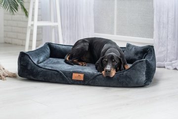 tierlando® Tierbett Orthopädisches Hundebett TYSON, Kuschelig flauschiges XXL Hundesofa