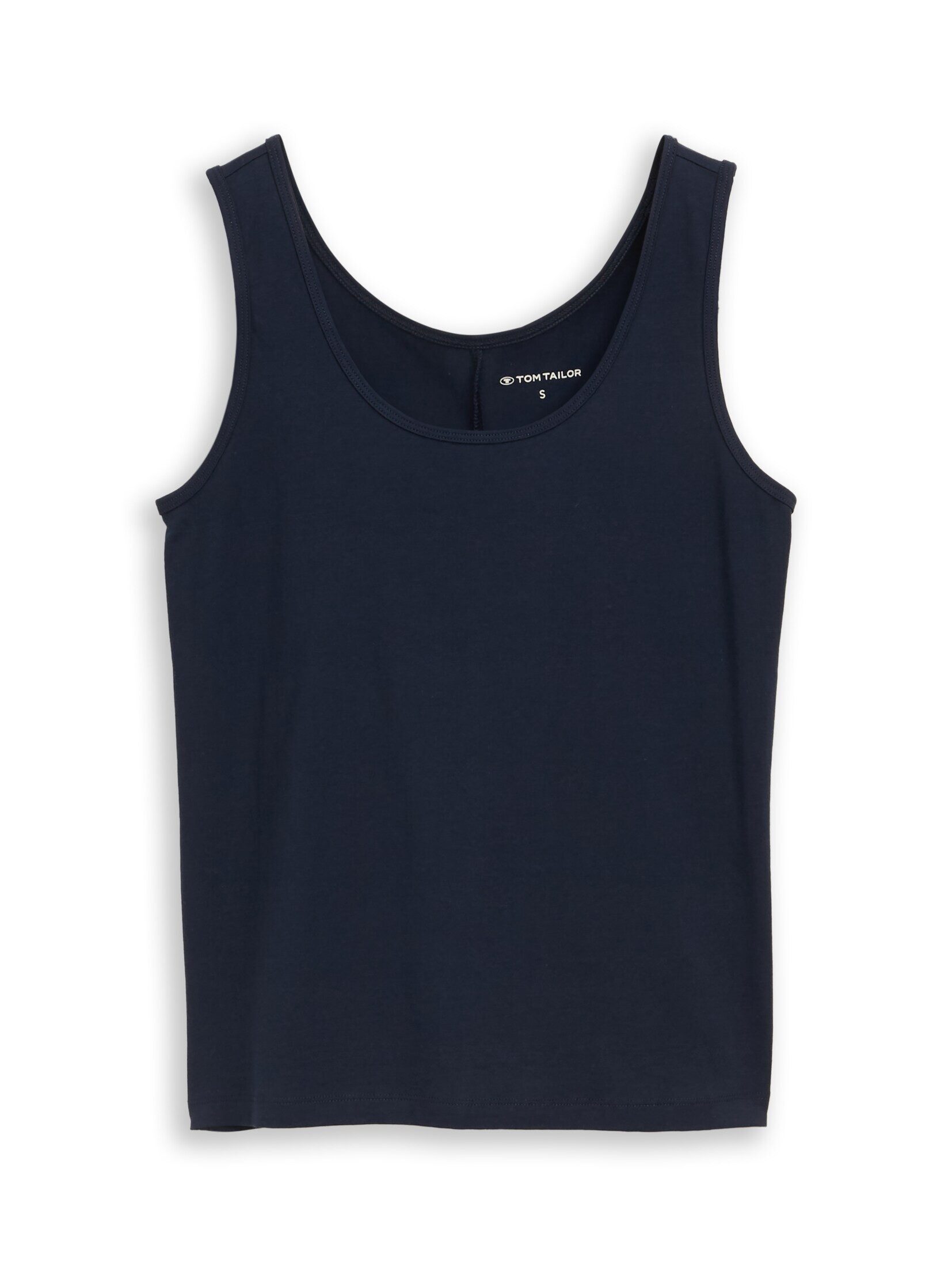 TOM TAILOR Trägertop T-Shirt Slim Fit Top mit Rundhalsausschnitt günstig online kaufen