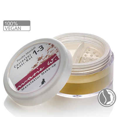 Marie W Puder Corrector Anti Rot -, Rot, 5 g