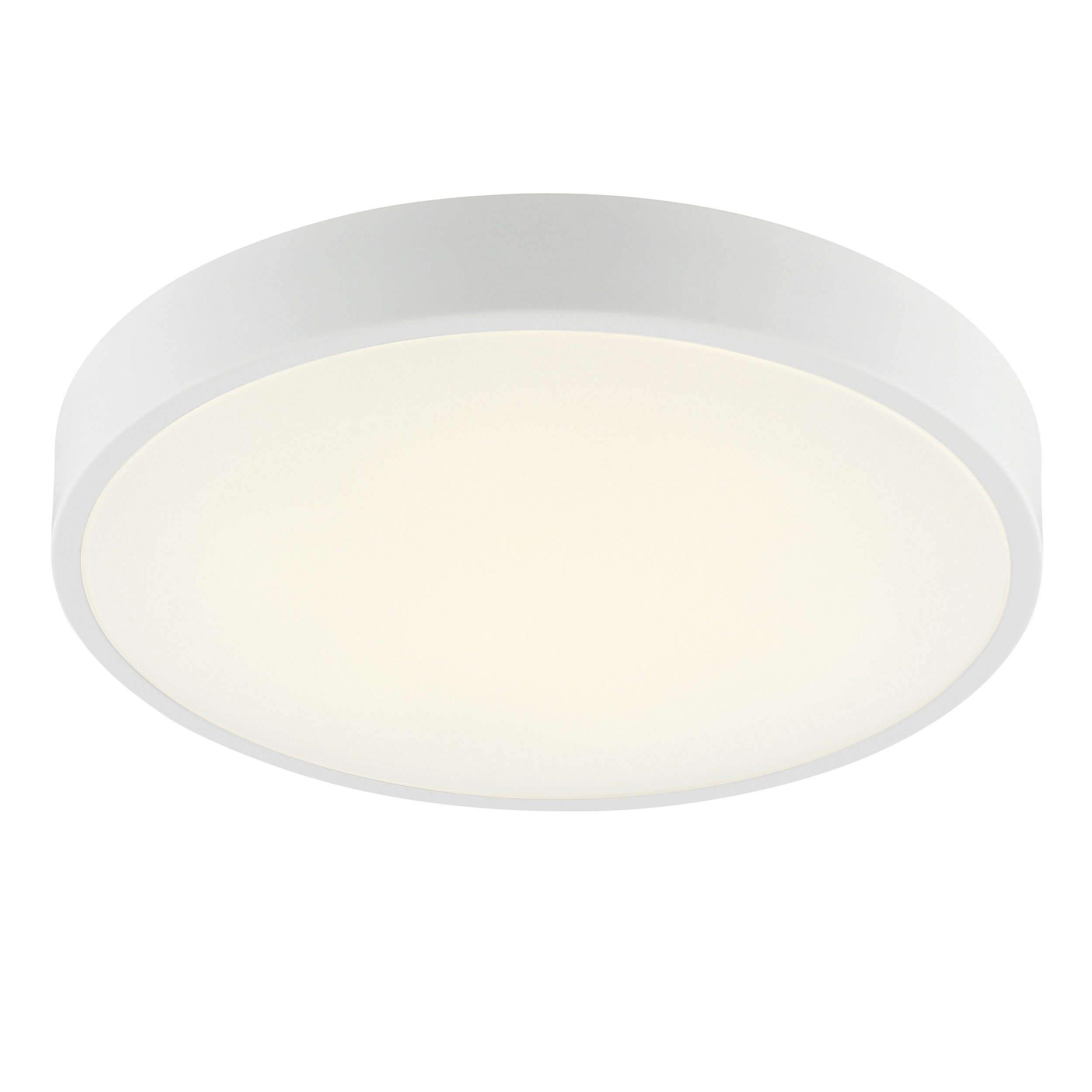 Brilliant LED Deckenleuchte Slimline, CCT - über Fernbedienung, Dimmfunktion, Nachtlichtfunktion, Timerfunktion, LED fest integriert, warmweiß - kaltweiß, Ø 39 cm, 10,1 W, 2230 lm, CCT 3000-6500 K, dimmbar, weiß