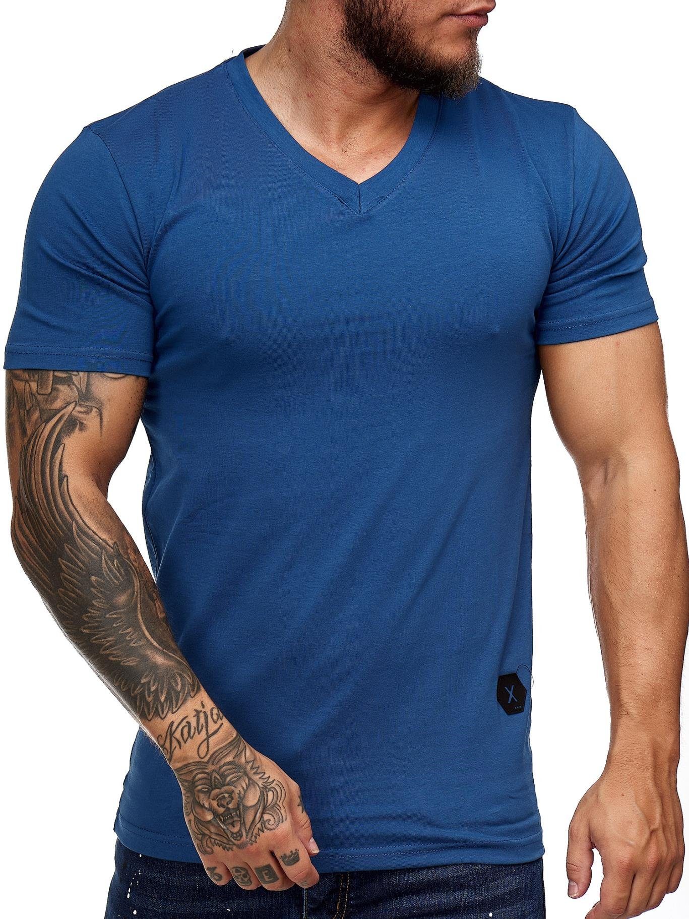 Code47 T-Shirt T-Shirt Blau 9031 (1-tlg)