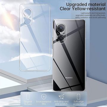 CoolGadget Handyhülle Transparent Ultra Slim Case für Huawei Nova 9 SE 6,78 Zoll, Silikon Hülle Dünne Schutzhülle für Nova 9 SE Hülle