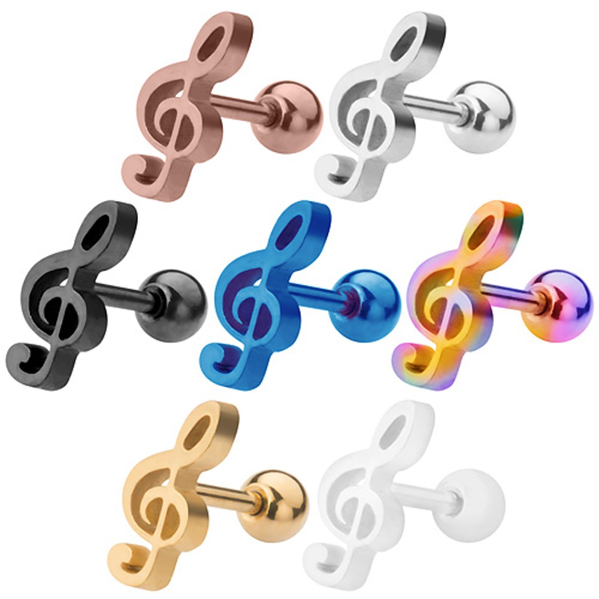 Taffstyle Piercing-Set Piercing Ohr Helix Tragus günstig online kaufen