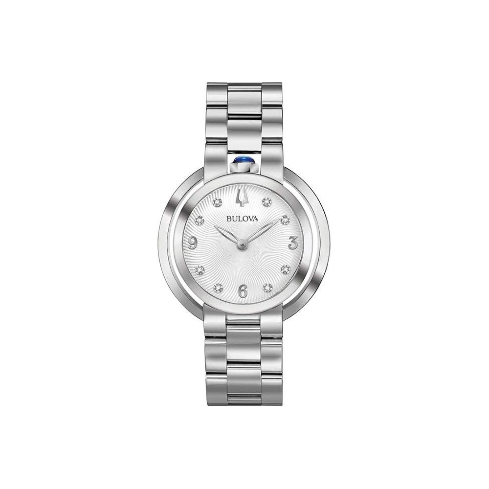 Bulova Quarzuhr Bulova Rubaiyat 96P184, (100-tlg), Hochwertiges Produkt mit zeitlosem Design, sorgfältiger Verarbeitung