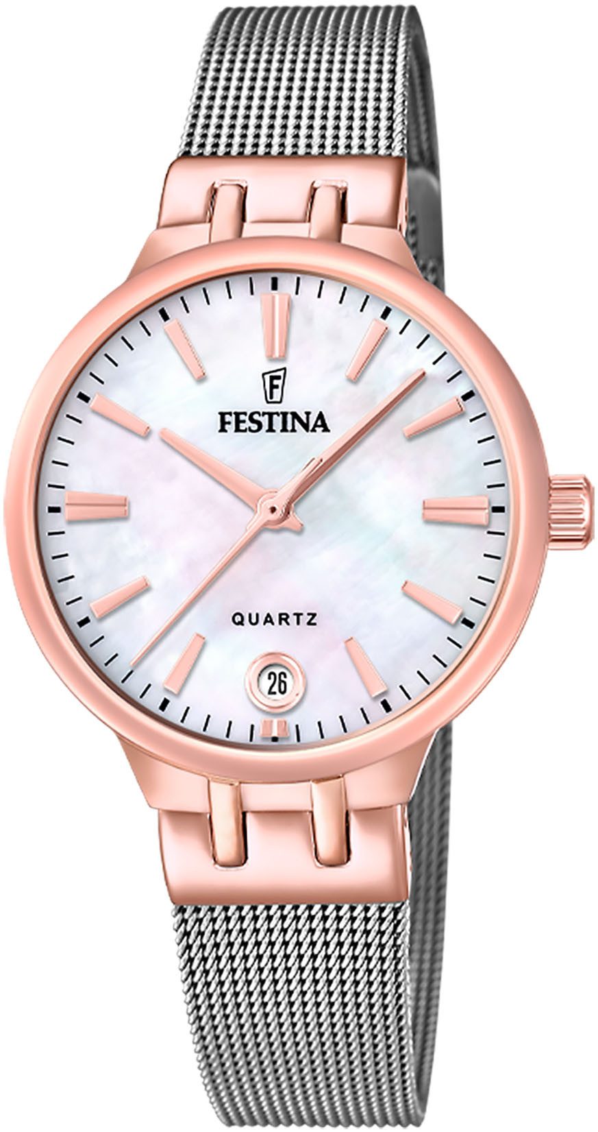 Festina Quarzuhr Mademoiselle F20715/1, Armbanduhr, Damenuhr, günstig online kaufen