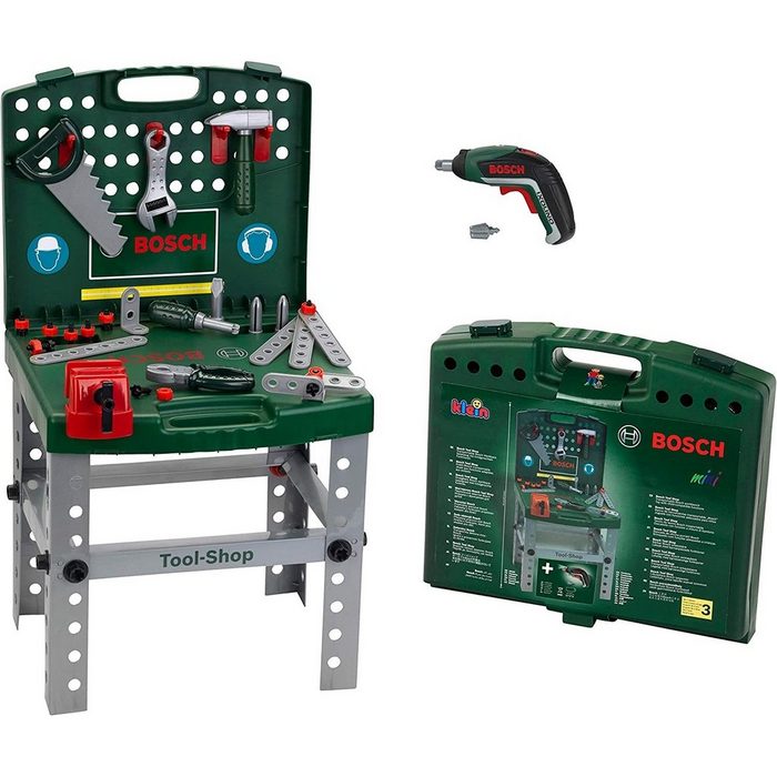 Theo Klein Spiel-Werkzeugstation 8676 Bosch transportabler Tool-Shop