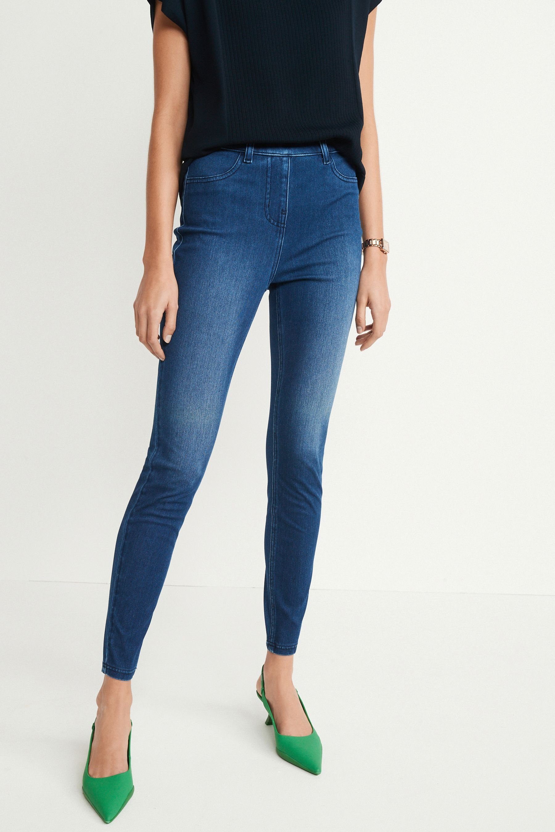 Next Jeansleggings Denim-Leggings aus Jersey (1-tlg)