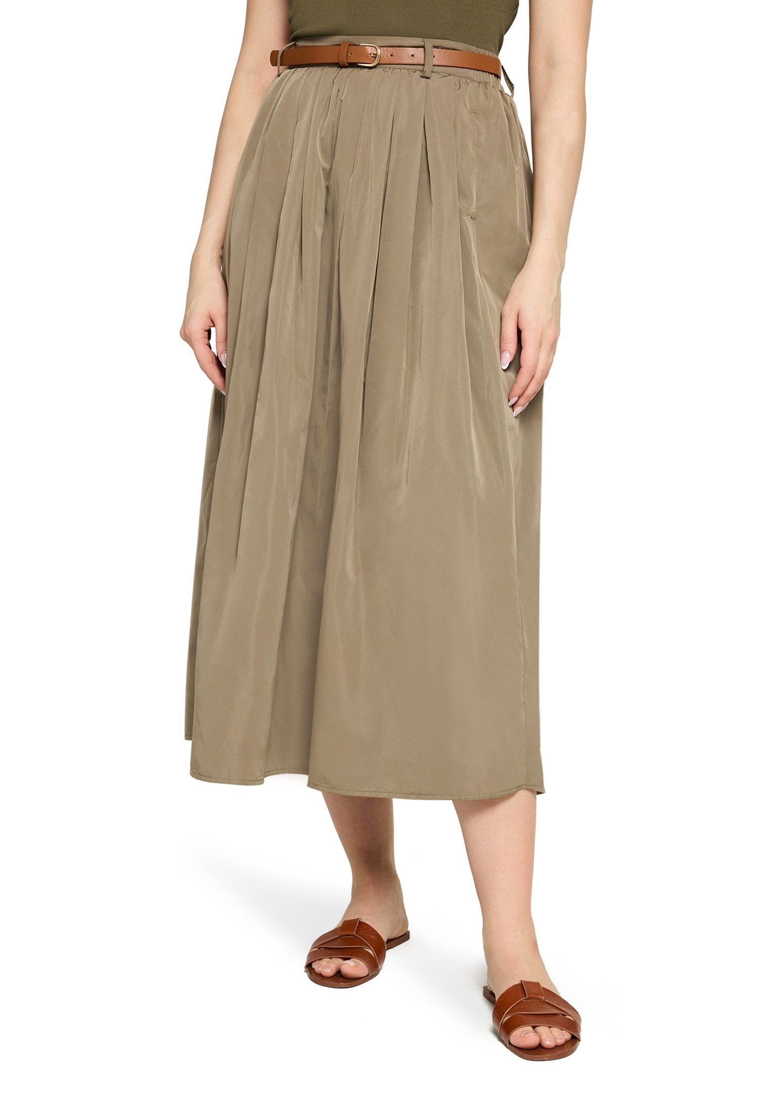 Cartoon Maxirock Damen mit Gürtel