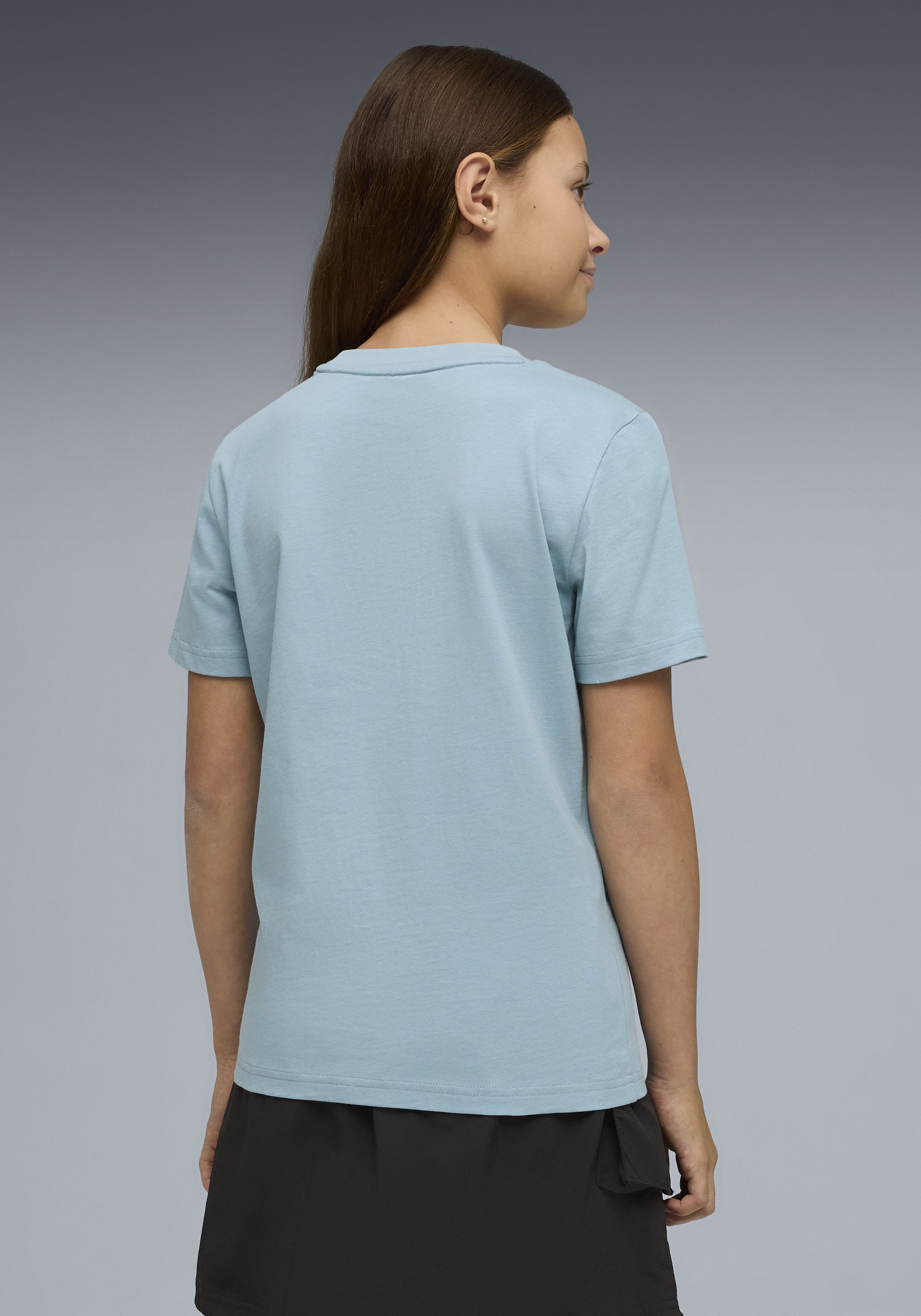 PUMA T-Shirt ESS NO 1 LOGO TEE G Regular Fit, Kurzarm, mit Kapuze, mit Logodruck