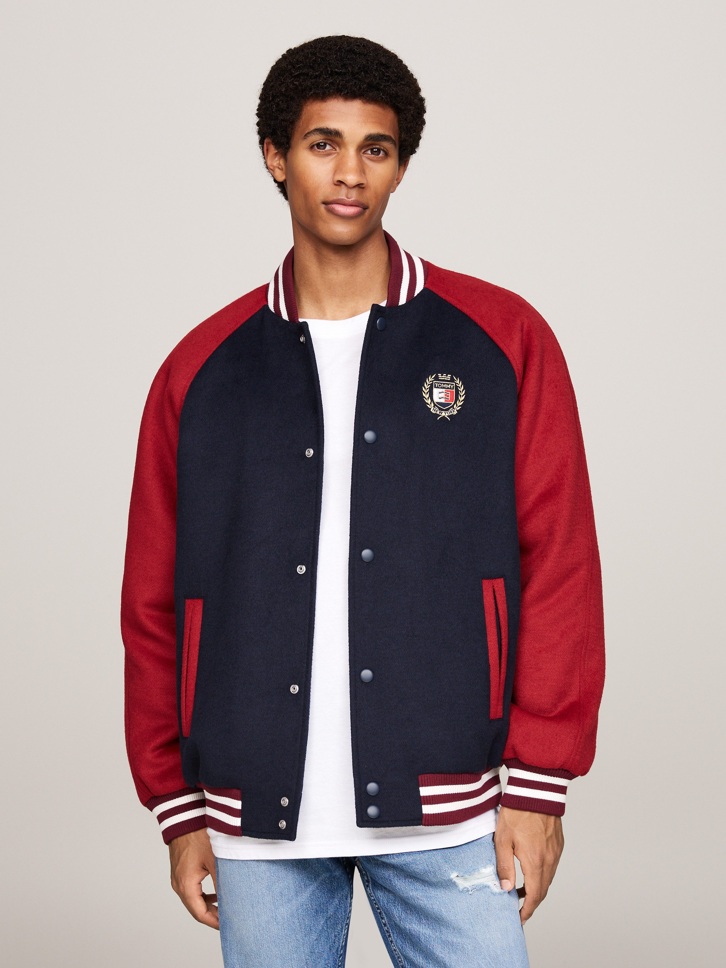 Tommy Jeans Bomberjacke TJM WOOL BLEND günstig online kaufen