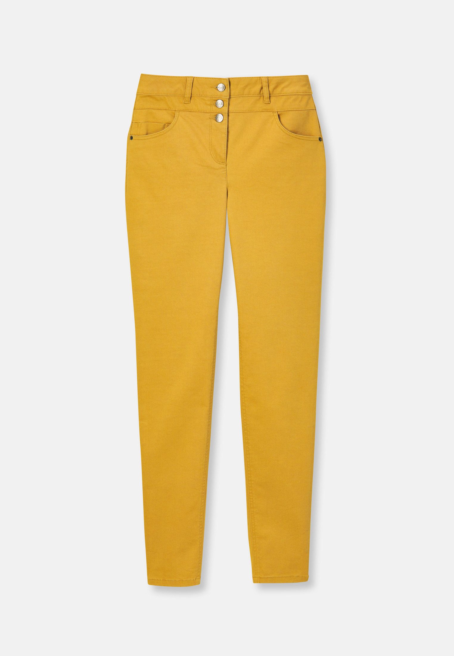 MADELEINE Gerade Jeans Highwaist-Jeans aus Power-Stretch