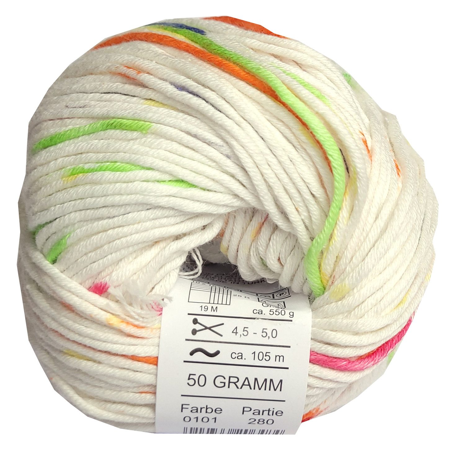 Online Garne Linie 490 Orata Strickgarn 100% Baumwolle Wolle zum stricken u. häkeln Häkelwolle, 105 m (Strickwolle), reines Baumwollgarn