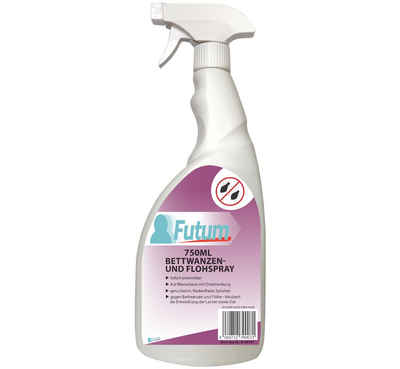 FUTUM Insektenspray Anti Bettwanzen-Spray Floh Mittel Insektenspray, 1-St., auf Wasserbasis, geruchsarm, brennt / ätzt nicht, mit Langzeitwirkung